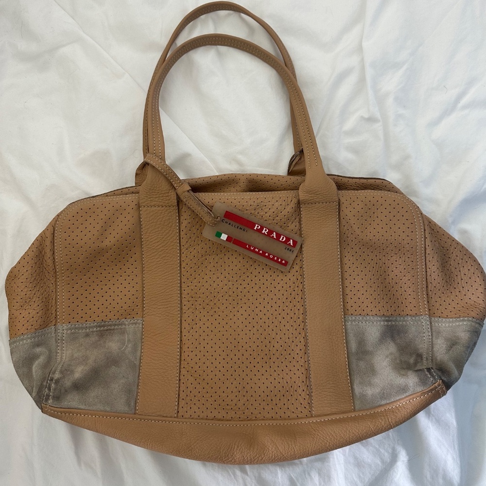 VINTAGE PRADA PURSE Challenge 2003 Luna Rossa handbag